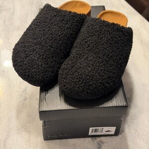 Nicole Miller Black Slippers for house, indoor & outdoor. New in box